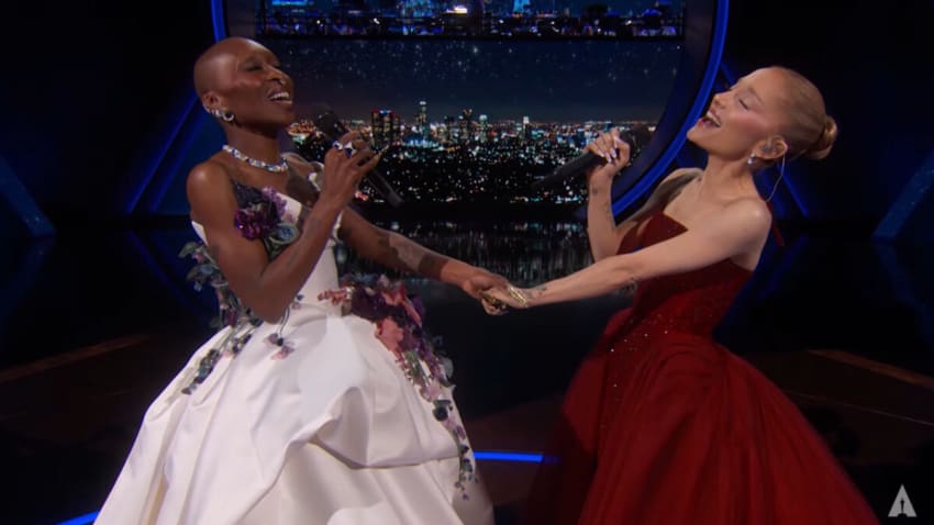 Watch Cynthia Erivo & Ariana Grande’s 'Wicked' Oscars Performance