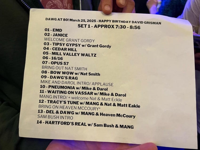 David Grisman Dawg 80 Set One