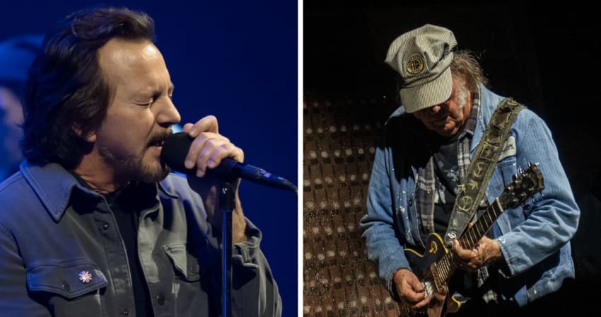 Eddie Vedder Neil Young Rose Lasky