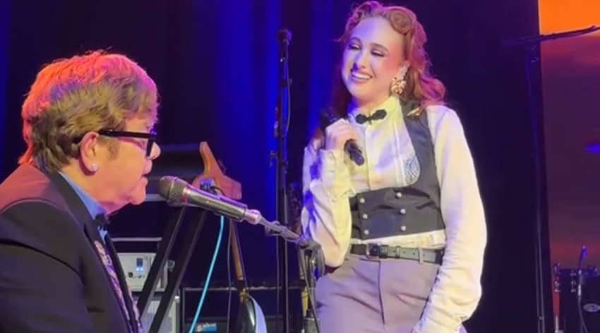 Elton John Chappell Roan Pink Pony Club Oscars