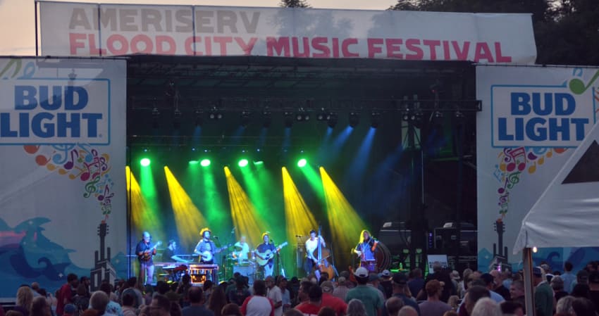 Flood City Festival 2025 Govt Mule Pigeons Playing Ping Pong