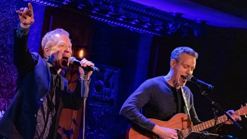 Adam Pascal and Anthony Rapp