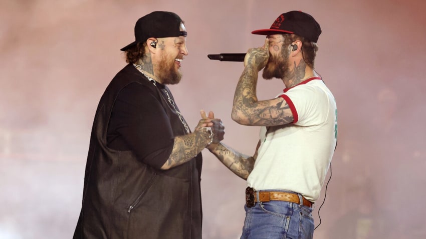 Sierra Ferrell & Jelly Roll Join Post Malone At Stadium Tour Kick Off In Salt Lake City