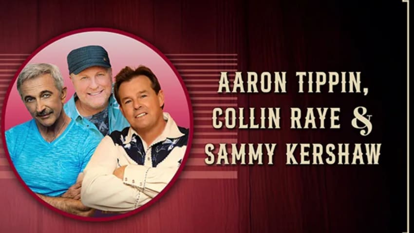 Sammy Kershaw, Collin Raye and Aaron Tippin