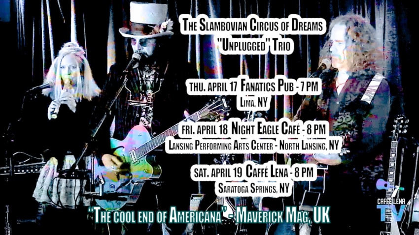The Slambovian Circus of Dreams "Unplugged" Trio Show