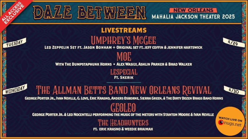 Umphrey’s McGee 4/29/25 New Orleans, LA
