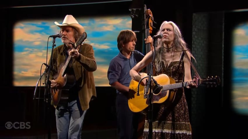 Gillian Welch & David Rawlings Bring Fan Favorite & 'Woodland' Gem To 'Colbert'