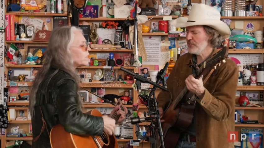 Gillian Welch & David Rawlings Make Triumphant 'Tiny Desk' Return With 'Woodland' Magic