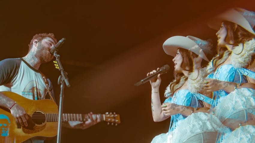 Post Malone Pops Up At Sierra Ferrell Show In Salt Lake City