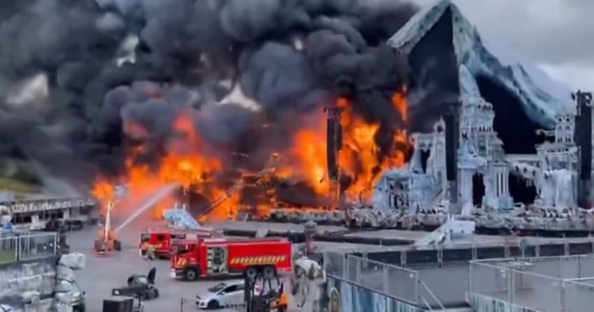 Tomorrowland Belgium Fire