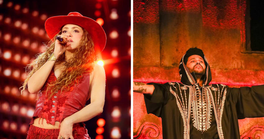 Weeknd Shakira 2025
