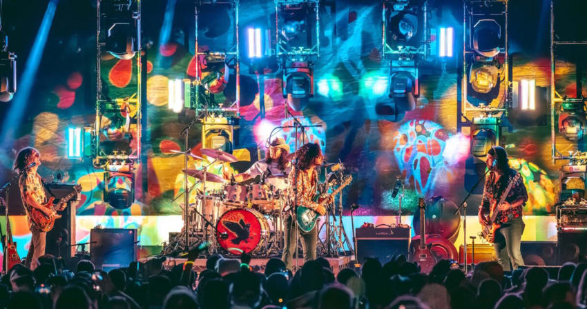 Pigeons Playing Ping Pong Domefest 2025 Berta