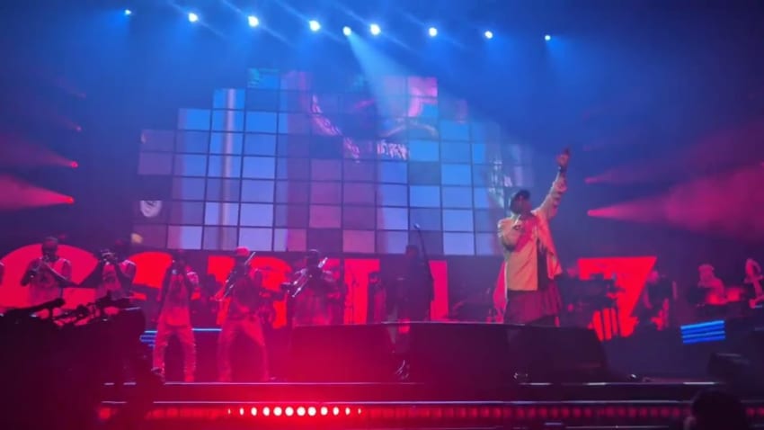 Gorillaz - Sweepstakes. Feat: Yasiin Bey LIVE (Plastic Beach LIVE 2025)