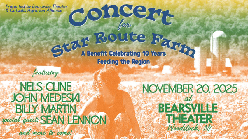 Concert For Star Route Farm with Nels Cline, John Medeski, Billy Martin