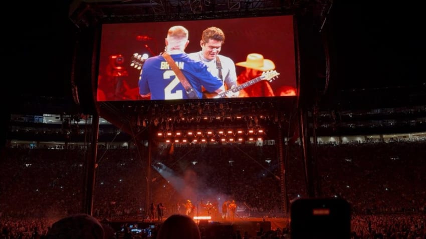 Zach Bryan & John Mayer LIVE at The Big House (Ann Arbor, Mi) - Friend of the Devil