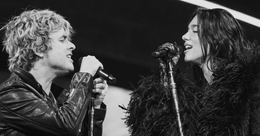 Dua Lipa Billie Joe Armstrong