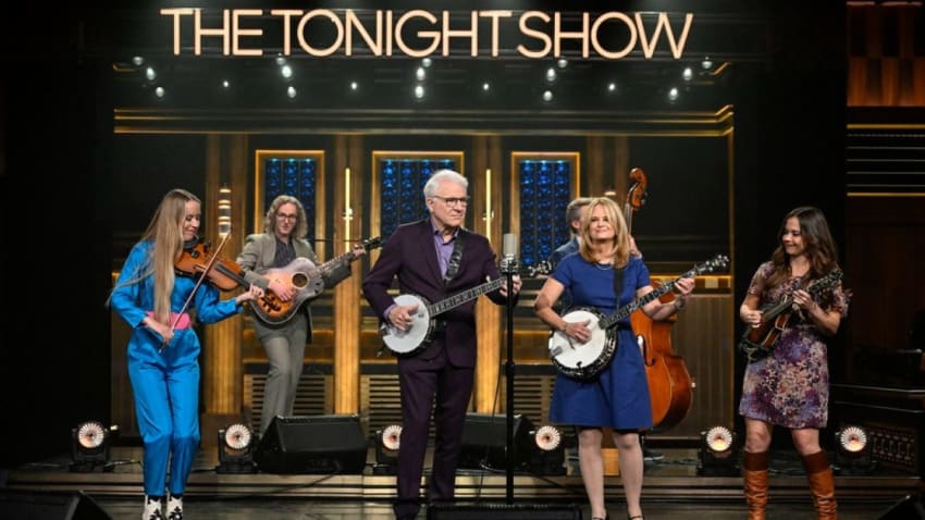 Steve Martin & Alison Brown Bring All-Star Bluegrass Band To 'Fallon'