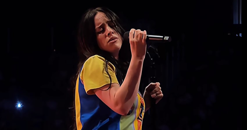 Billie Eilish Cry Me A River cover