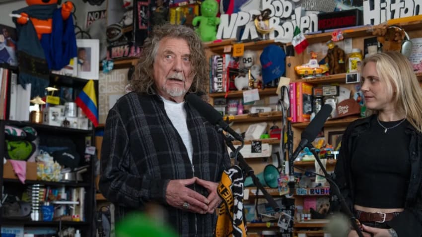 Watch Robert Plant & Saving Grace's NPR 'Tiny Desk Concert'