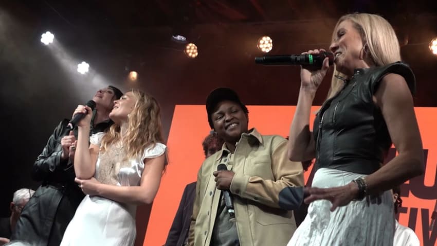 Sheryl Crow Sings ‘If It Makes You Happy’ With St. Vincent, Maggie Rogers, Joy Oladokun & Others At ACLU Benefit
