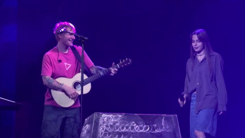 ED SHEERAN & Anouk (Star academy) // Camera // Zenith Paris 2025