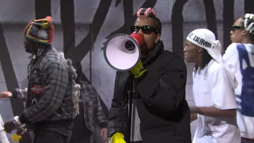 A$AP Rocky Makes 'SNL' Debut With Assists From Thundercat & Danny Elfman