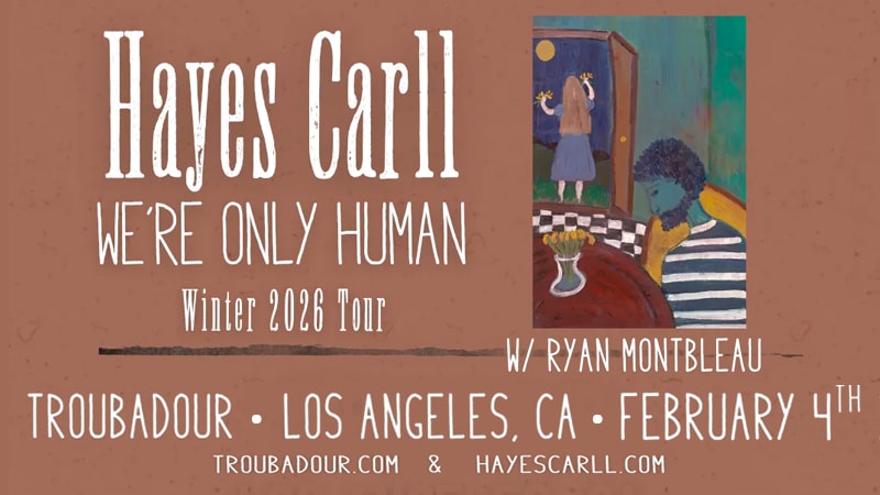 Hayes Carll – The Troubadour – 20260204