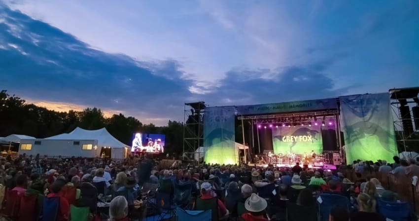 Grey Fox Music Festival 2025 audience