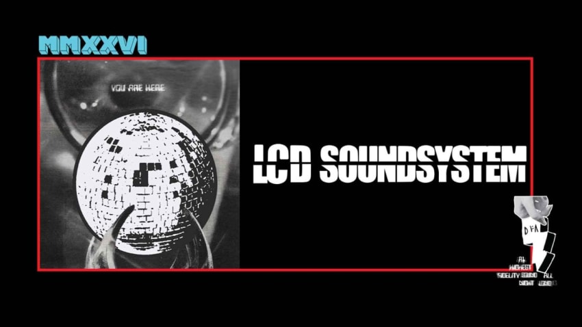 LCD Soundsystem 2026 Admat