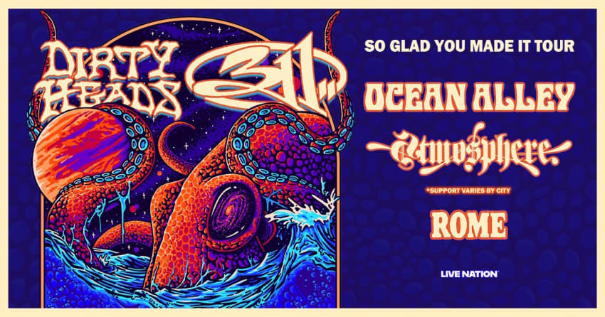 Dirty Heads 311 2026 Tour Dates Admat