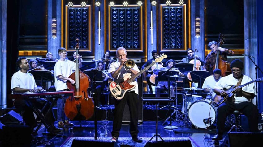 Flea Transforms Frank Ocean's 'Thinkin Bout You' Into Jazz Gem On 'Tonight Show'