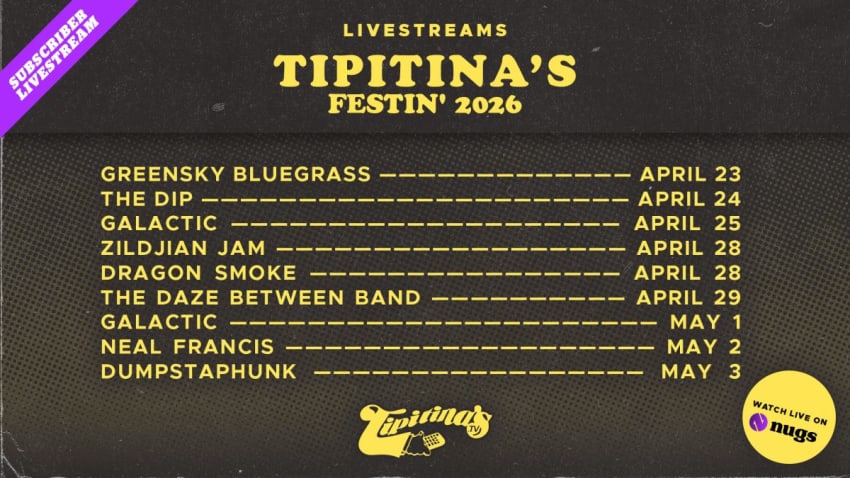 Watch Jazz Fest Week nugs Livestreams From Tipitina’s In New Orleans