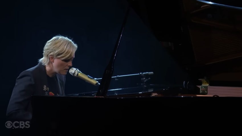 Brandi Carlile Offers Solo Piano Performance Of 'Church & State' On 'Colbert'