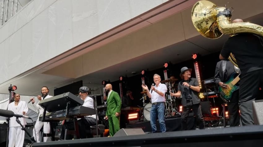 Stevie Wonder Closes Obama Presidential Center Opening Ceremony With All-Star Jam