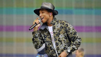 Hamburg, Deutschland. 06th July, 2017. ARCHIVE PHOTO: Pharell WILLIAMS  turns 50 on April 5, 3023, Pharrell WILLIAMS (Saenger, Rapper), Global  Citizen Festival, on the eve of the G20 Summit, 07/06/2017 in Hamburg