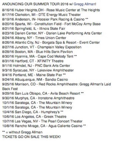 2016 festivals date list sale