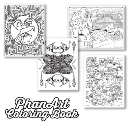 Download New Phish Themed Coloring Book Benefits Mockingbird Foundation