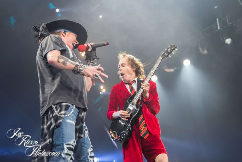 Ac Dc Featuring Axl Rose Storm Madison Square Garden Photos Full