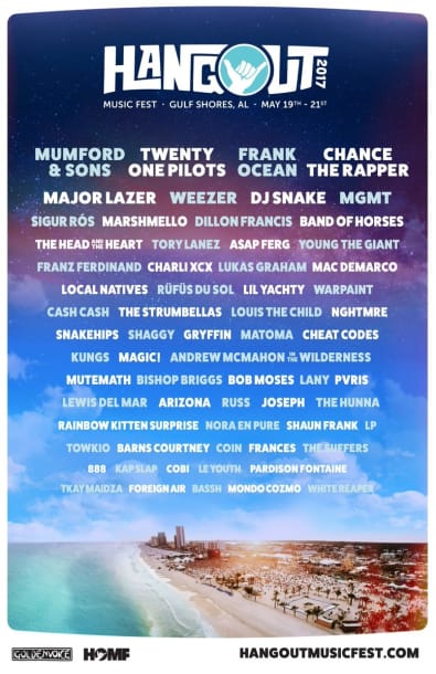 music festival lineups 2017