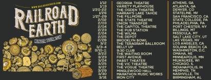 Railroad Earth Announces Winter Tour 2017