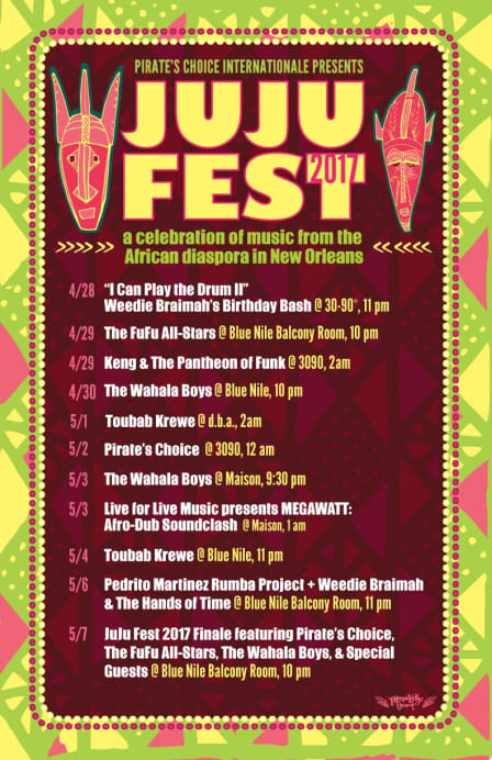 Juju Fest 17 Includes The Return Of Toubab Krewe