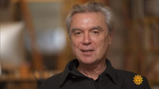 David Byrne Appears On Cbs Sunday Morning