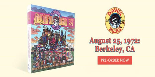 Grateful Dead Selects Berkeley Show From 1972 As 'Dave's Picks