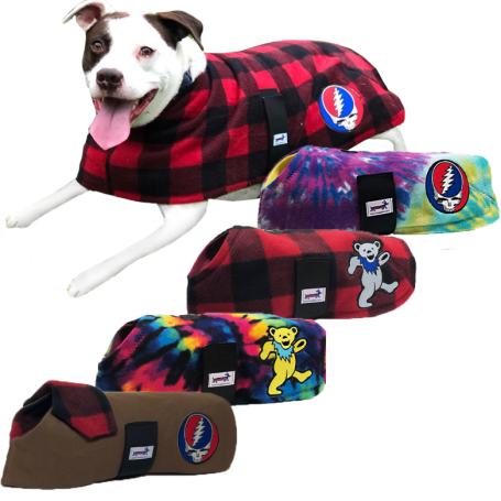 Snugpups Grateful Dead Dog Coats Now Your Pup Can Be A Deadhead Too