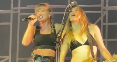 Taylor Swift Joins HAIM In London Taylor Swift Joins HAIM In London