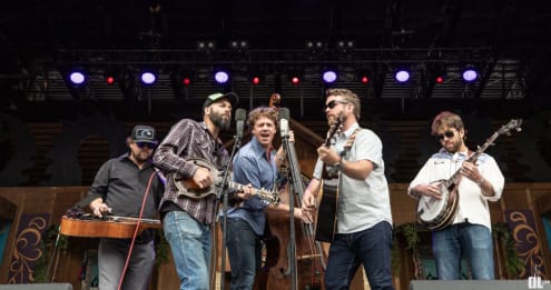 Greensky Bluegrass band performing live in 2025