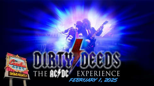 AC/DC 2025 Tour Dates Poster