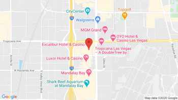 excalibur hotel and casino map