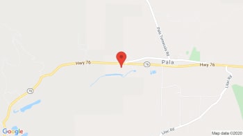 pala casino california map