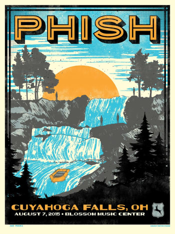 Phish Cuyahoga Falls Poster